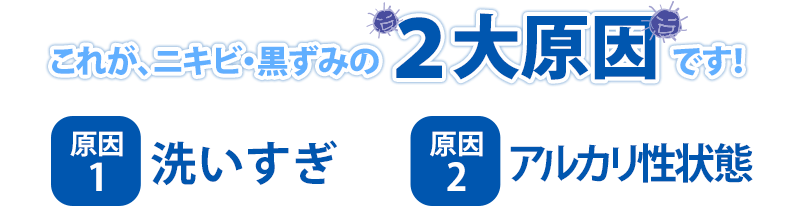 お尻のニキビ・黒ずみの２大原因